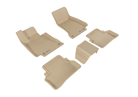 3D коврики в салон бежевые Sotra 3D LUX для Mercedes-benz GLS-Class (2015-2019) ST 74-00688